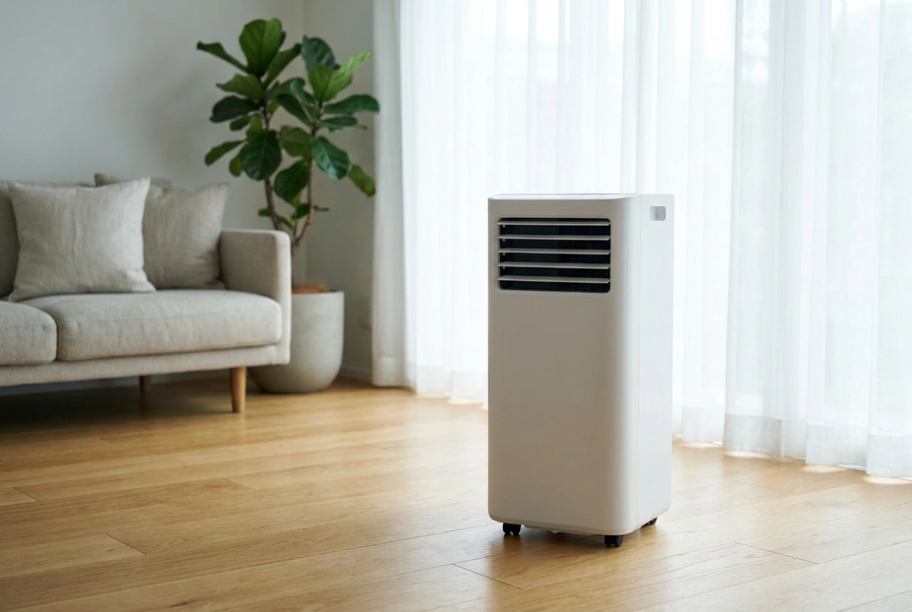 Portabel luftkonditionering utan rör och skillnaden mellan ventilation och kylning