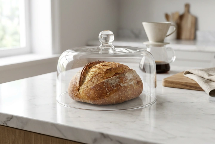 Hur du använder en tårtkupa i glas för att hålla bakverk färska längre