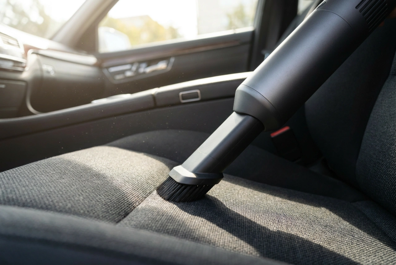 Hur du effektivt dammsuger bilen med en sladdlös dammsugare