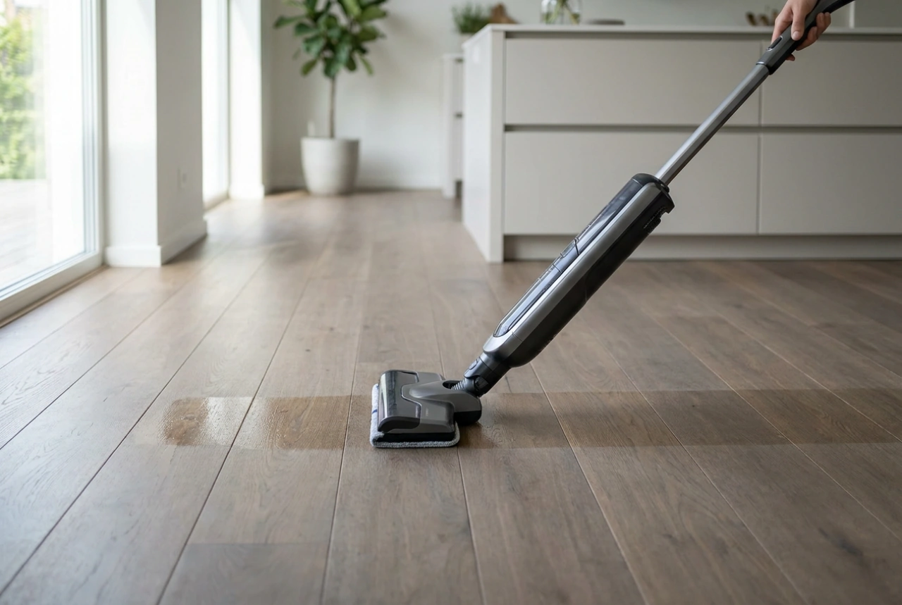 Så styr du din skaftdammsugare med moppfunktion för snabbare torktid