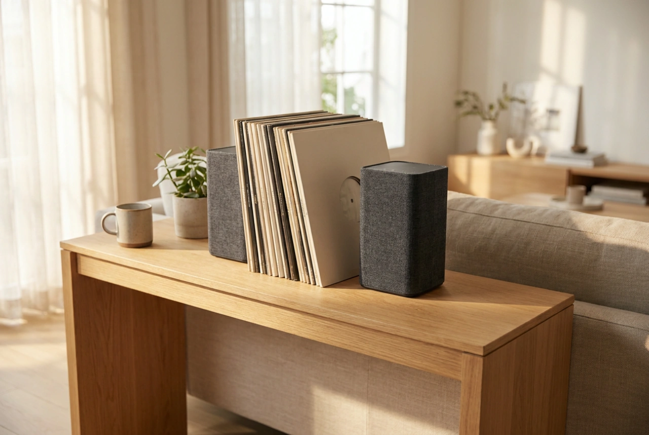 Så konfigurerar du en nätverksreceiver med internetradio i vardagsrummet