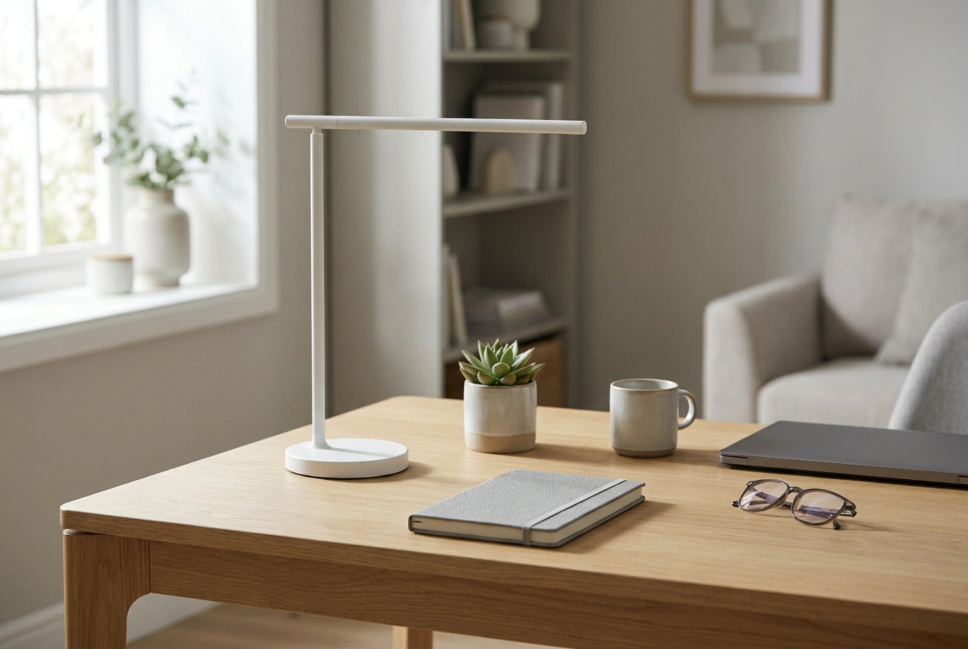När en batteridriven skrivbordslampa underlättar arbete utan sladdar