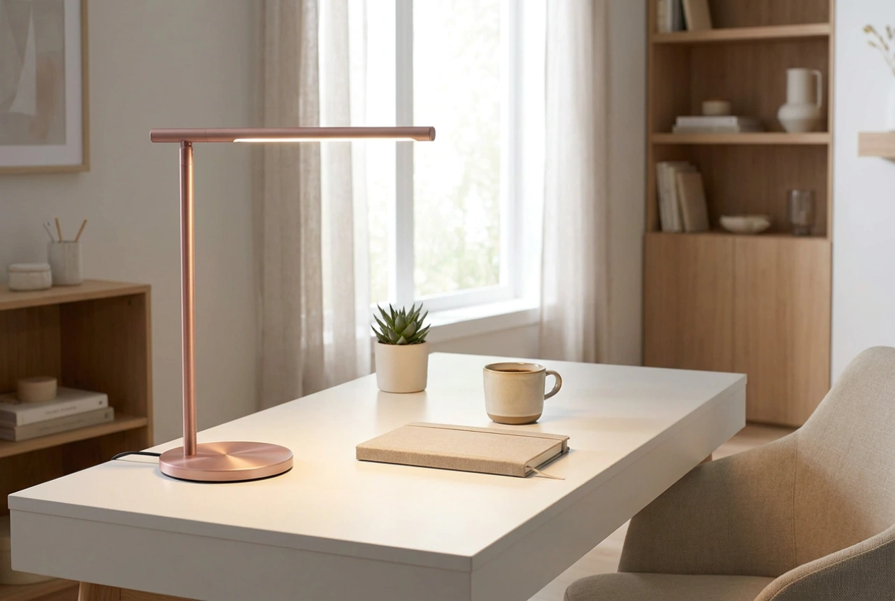 Hur du väljer en rosa skrivbordslampa som ger rätt ljus