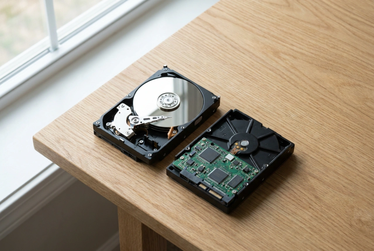 Hur man jämför HDD och SSD gällande hastighet, ljudnivå och livslängd