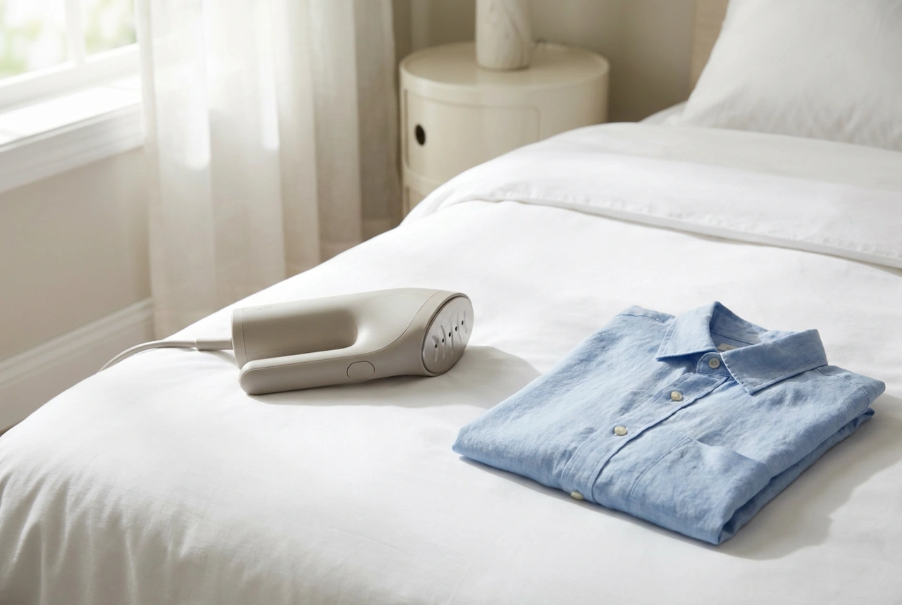 Reseångare för kläder och snabb strykning på hotell