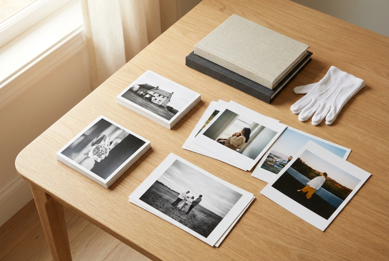 Organisera foton i insticksalbum utan kaos