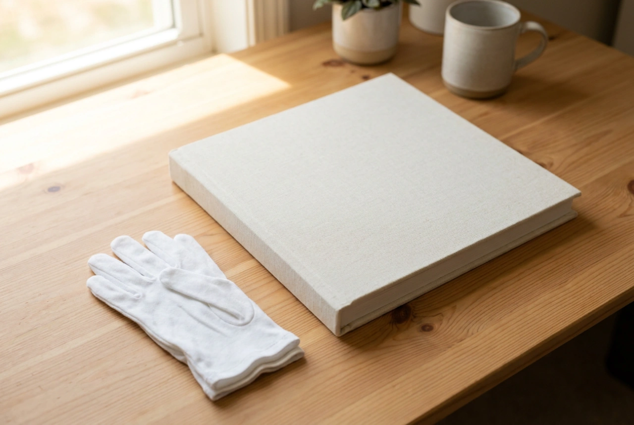 När stora fotoalbum hjälper till att organisera familjearkivet