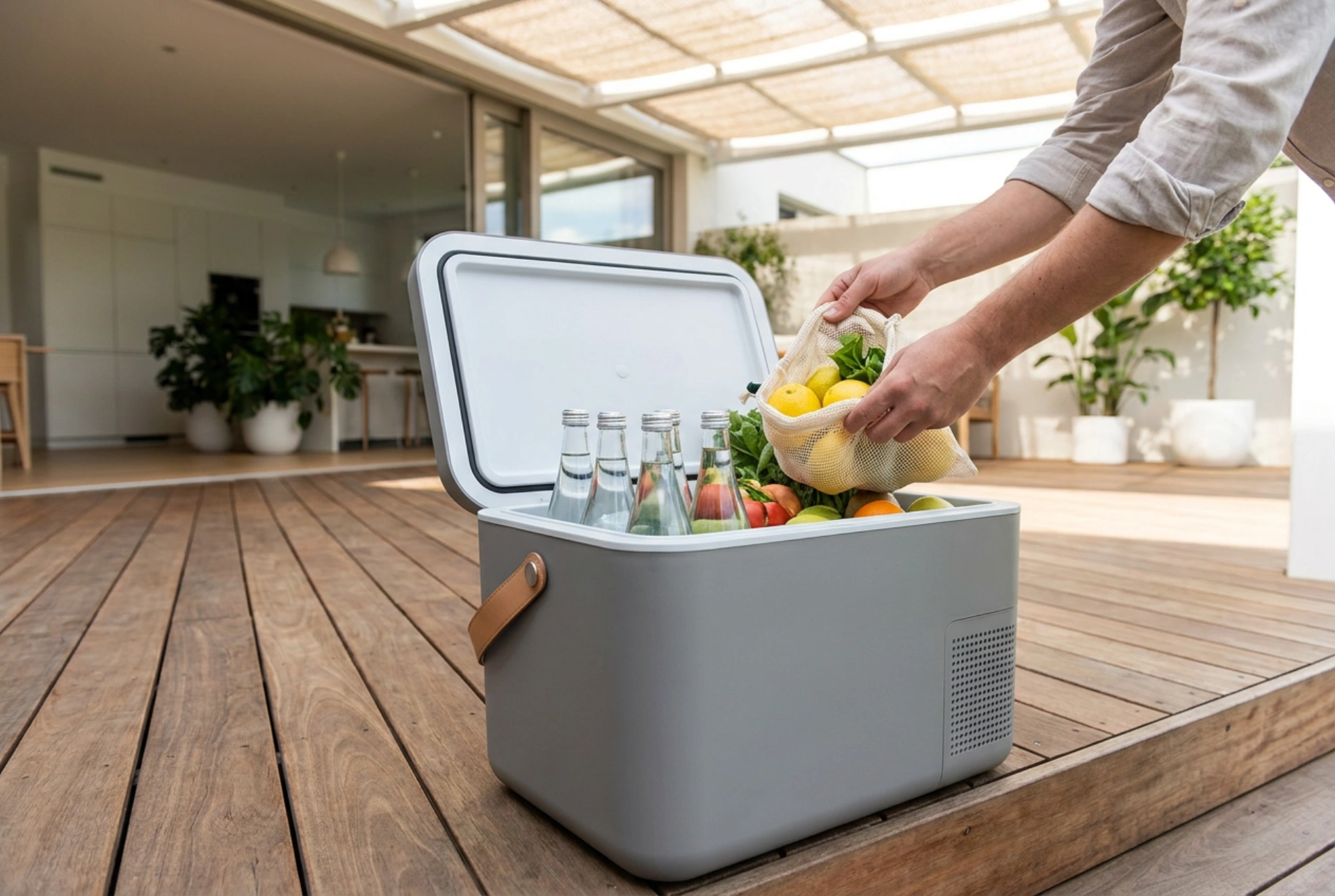 Hur du använder en kylbox med batteri och kylklabbar