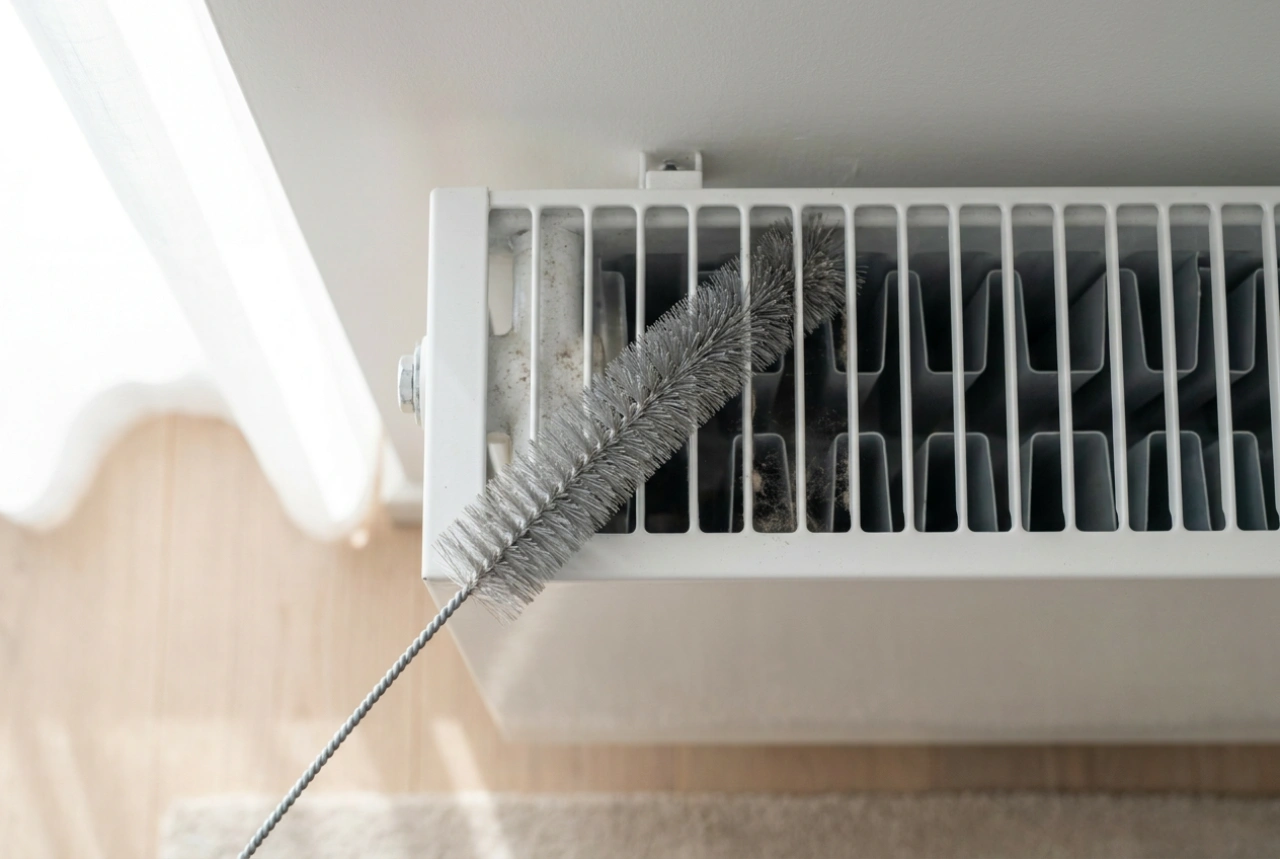 Varför en elementborste underlättar dammtorkning av radiatorer